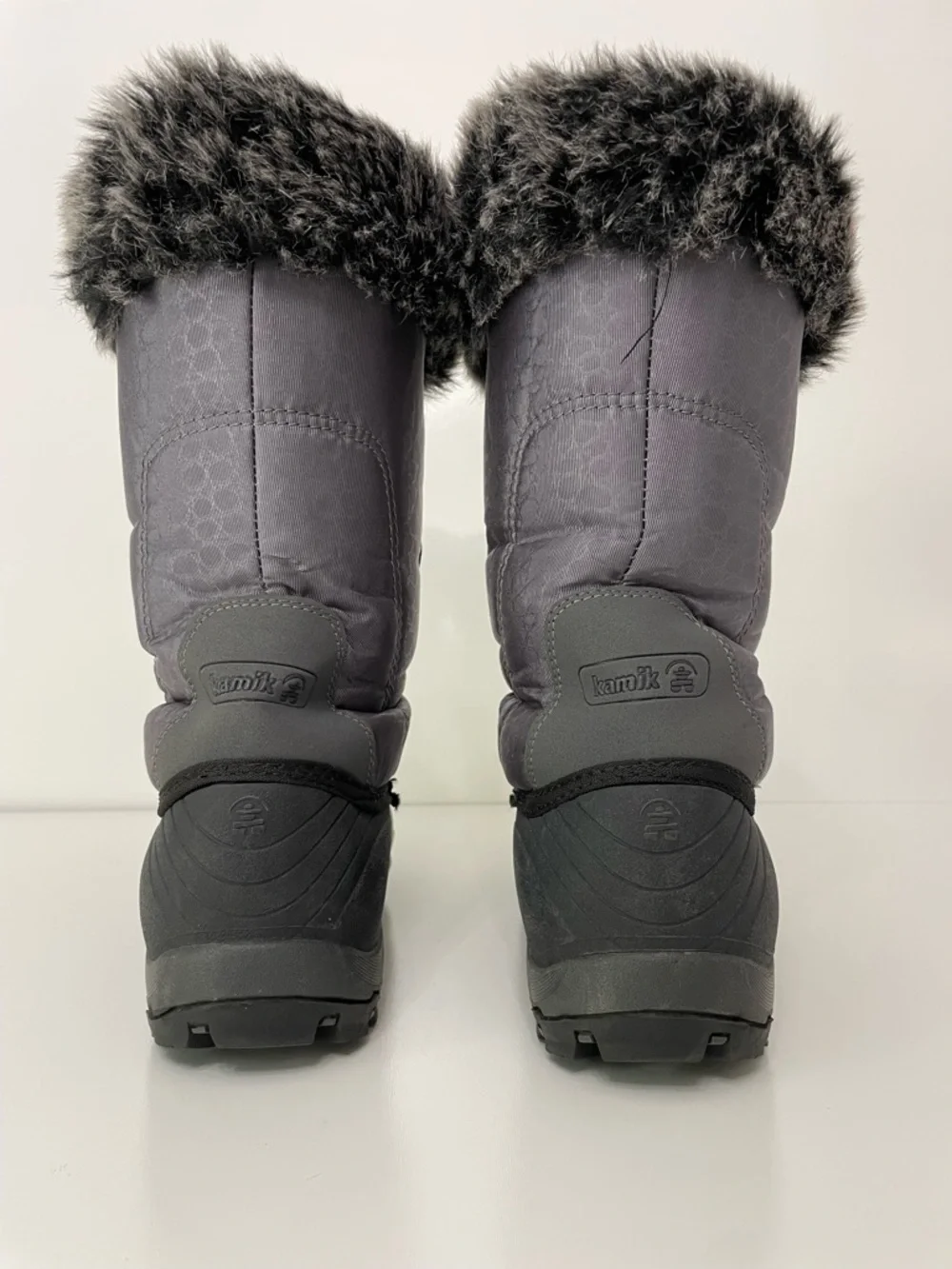 Kamik Women's Momentum Gray Winter Snow Boots, size 10